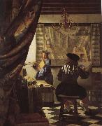 Jan Vermeer The moral of painting Sweden oil painting artist